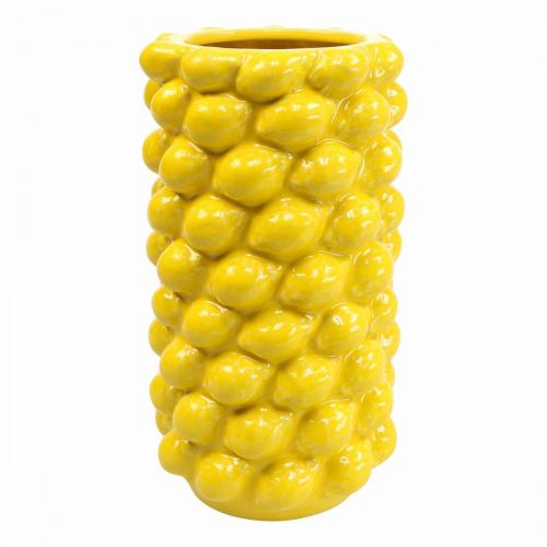 Floristik24 Zitronenvase Vase Zitronen Gelb Sommerdeko Ø15cm H30cm