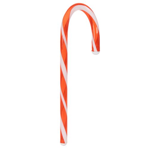 Künstliche Zuckerstange Rot-Weiss Kunststoff 35cm 3er-Set Innenbereich