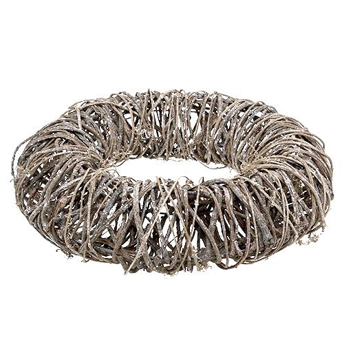 Floristik24 Zweigkranz Weide Ø50cm gewaschen