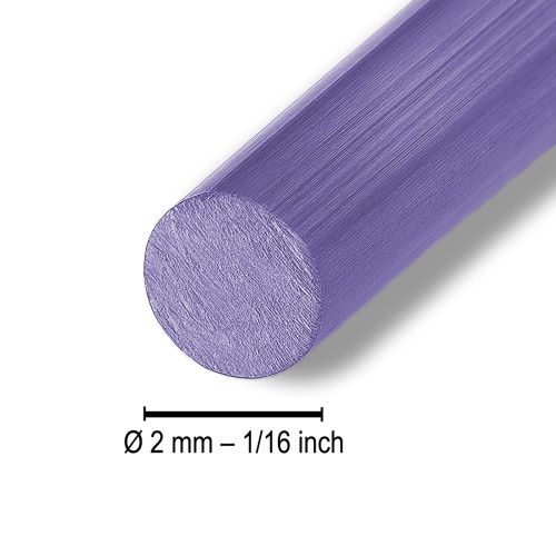 Artikel Aluminiumdraht 2mm 100g Lavendel
