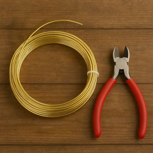 Artikel Aluminiumdraht Gold 2mm 60m 500g Biegedraht Deko Schmuck