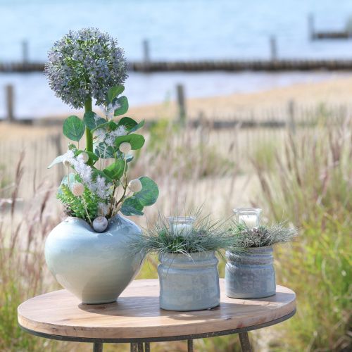 Artikel Blütenzweig künstlicher Allium naturgetreue Optik 90cm