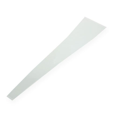 Blumentüte Blanko transparent L60 B14cm - 3cm 50St FALSCHER ARTIKEL