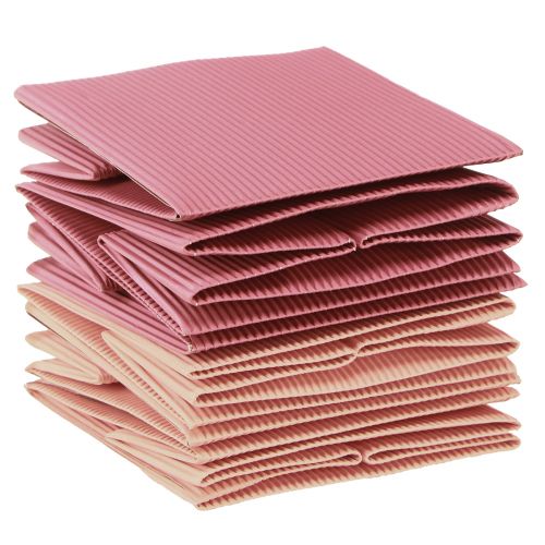 Artikel Blumenübertopf Blumentüte Pink Lachs 12cmx12cm 6 St