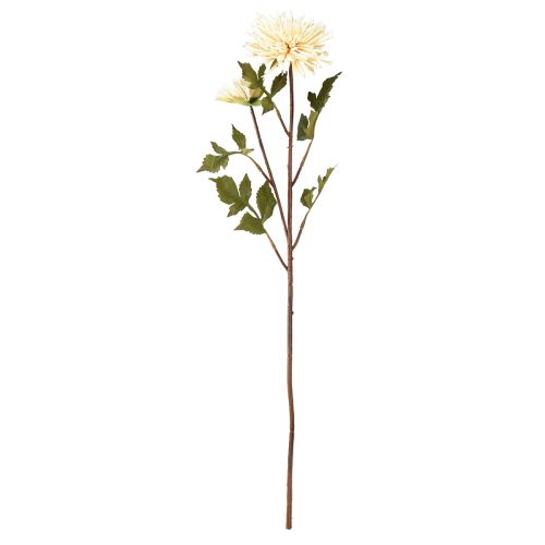 Artikel Chrysantheme Creme Künstliche Blume mit 2 Blüten L70cm
