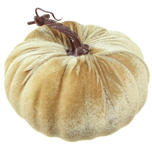 Artikel Deko Kürbisse Gelb Beige Rotbraun Beflockt Ø18cm 3 St