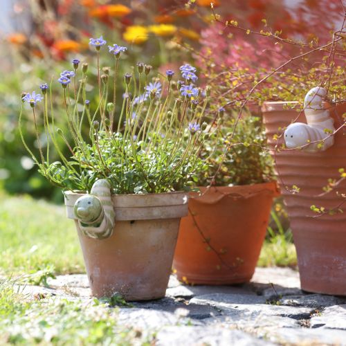 Artikel Lustige Wurm Deko Keramik Raupe Hängedeko Topf 9x6cm 2St