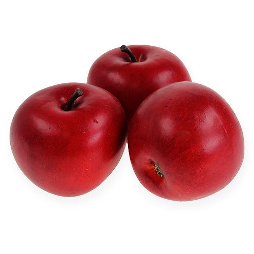 Floristik24 Deko-Apfel Rot 6,5cm 12 St