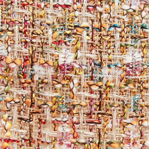 Floristik24 Dekoband Schmuckband Bunt Glitter Patchwork B70mm L5m