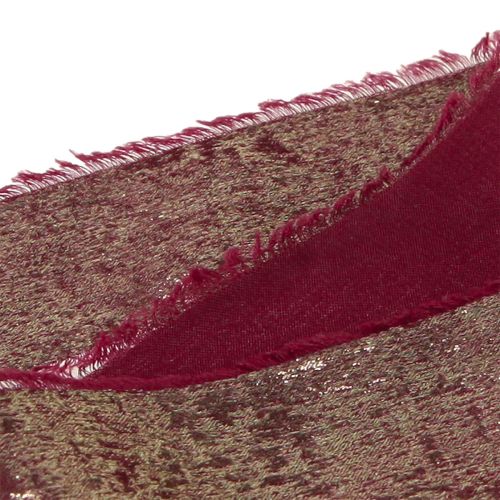 Floristik24 Dekoband Weihnachten Zierband Bordeaux Gold B40mm L10m