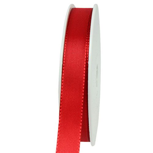 Floristik24 Geschenk- und Dekorationsband Rot 25mm 50m