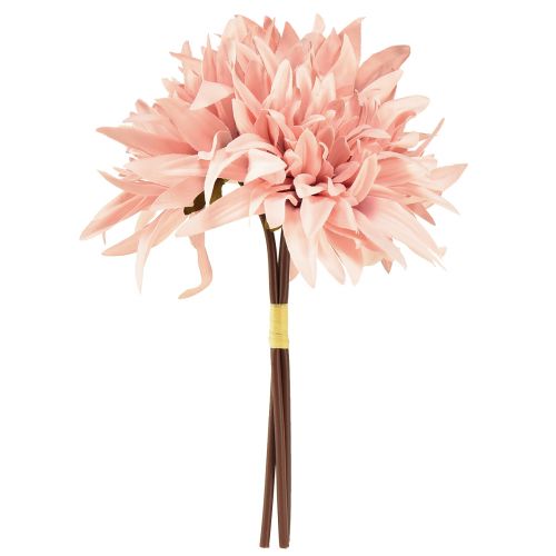 Artikel Dekoblumen Dahlie Künstlich Rosa Blüte Ø15cm L28cm 3 St
