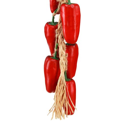 Floristik24 Dekohänger Paprika Rot am Strang Natur Sommer L60cm