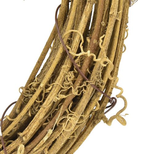 Floristik24 Dekokranz Rebenkranz Natur Kranz Rohling Ø25cm 4St