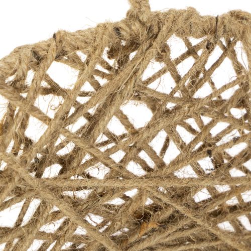 Dekoringe aus Jute Natur Ø38cm 2er-Set für Wand- und Fensterdeko | Floristik24.ch