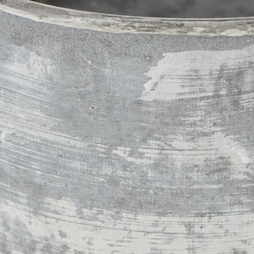 Dekoschalen-Set Metall Oval Grau 3 Grössen für Gestecke und Dekoration | Floristik24.ch