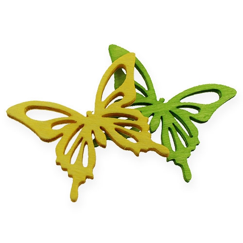Dekoschmetterlinge bunt 4cm 90St | Floristik24.ch