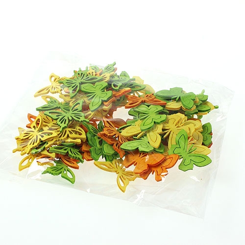 Dekoschmetterlinge bunt 4cm 90St | Floristik24.ch