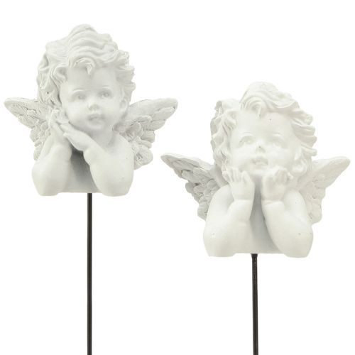 Artikel Dekostecker Engel Figuren Grabschmuck Weiß H5cm 6St