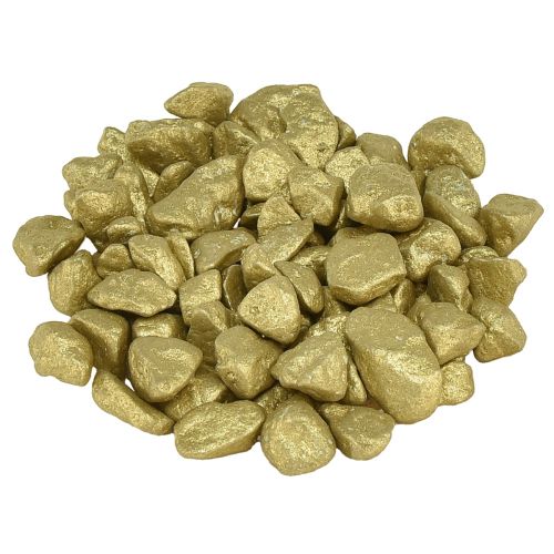 Artikel Dekosteine Tischdeko Streudeko Gelbgold 9mm–13mm 2kg