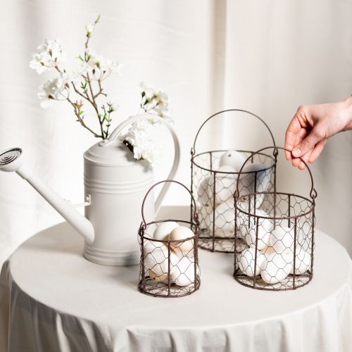 Artikel Drahtkörbe Set ideal für Einsatz in der Küche oder im Garten 25cm 1Set