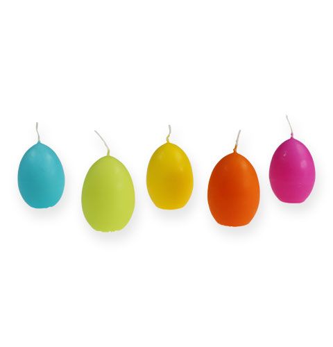 Ostern Eikerzen 6cm mehrfarbig sortiert 12St | Floristik24.ch