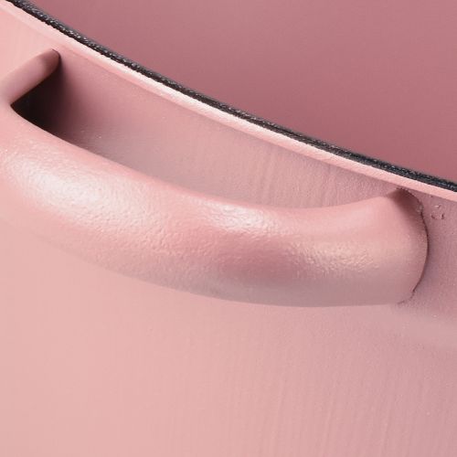Artikel Eimer mit Griffen Metall Pflanzwanne Rosa Ø22,5cm H10,5cm