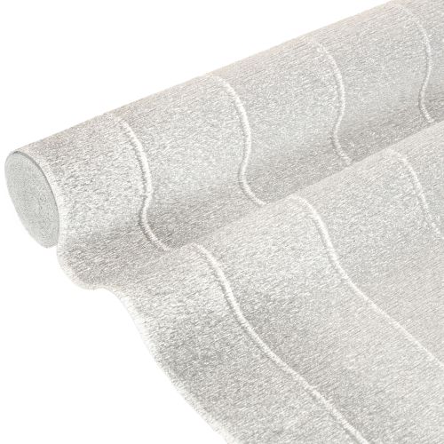 Floristen-Krepppapier Silber 50x250cm