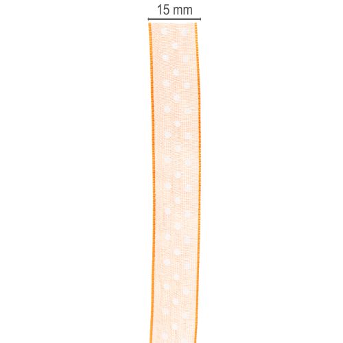 Artikel Geschenkband Polka Dots für elegante Geschenkverpackungen 1,5cm 20m