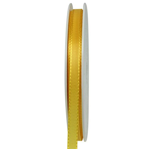 Geschenk- und Dekorationsband 10mm x 50m Gelb