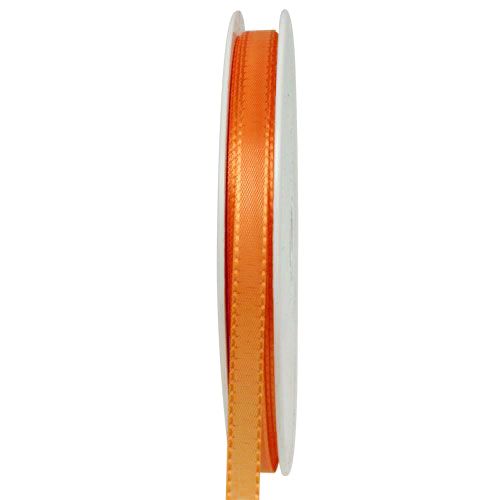 Floristik24 Geschenk- und Dekorationsband Orange 10mm 50m