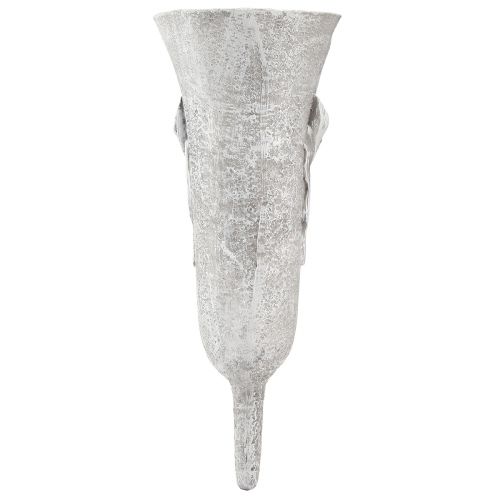 Grabvase Grau Vase zum Stecken mit Calla Motiv H32,5cm | Floristik24.ch