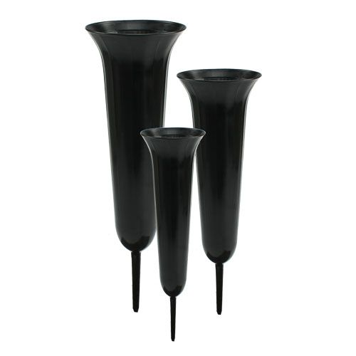 Floristik24 Grabvase Friedhofsvase Steckvase