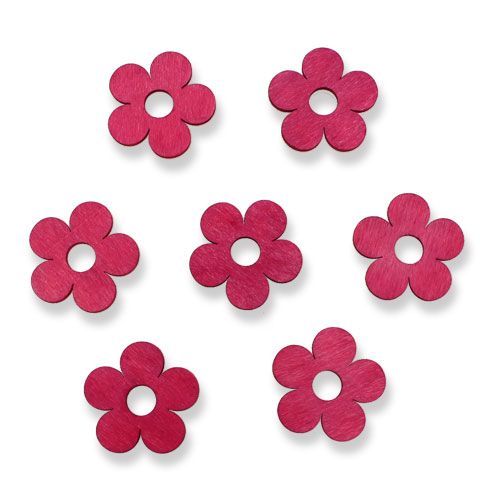 Holzblumen Ø4cm Pink 72St | Floristik24.ch