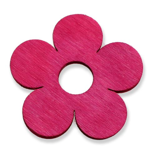 Holzblumen Ø4cm Pink 72St | Floristik24.ch