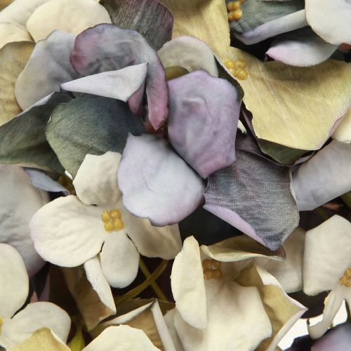 Floristik24 Hortensienkranz Deko Kranz Kunstblumen Blau Ø30cm