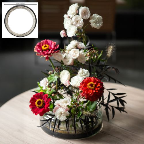 Kenzan Blumensteckhilfe mit Messingnadeln für florale Arrangements