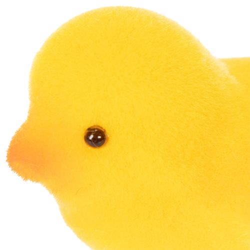 Artikel Kleine Osterküken Gelb Orange Beflockt H4,5cm 18 St