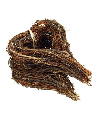 Floristik24 Zweigkranz in Herzform 20x25cm 4St. natur