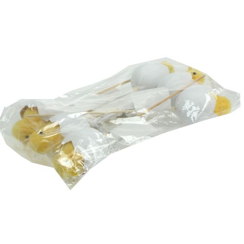 Floristik24 Osterstecker Küken 7cm 6St