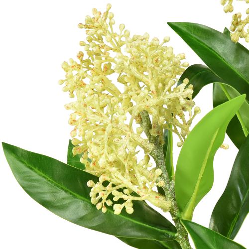 Artikel Künstliche Blumen Creme Skimmia japonica Skimmie 45cm 2St