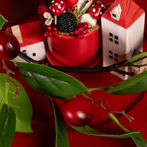 Artikel Künstliche Girlande mit Kirschen Perfekt für natürliche Raumdeko florale Optik 160cm