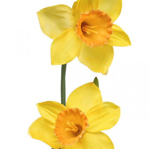 Artikel Künstliche Narzissen Seidenblumen Gelb 2 Blüten 61cm