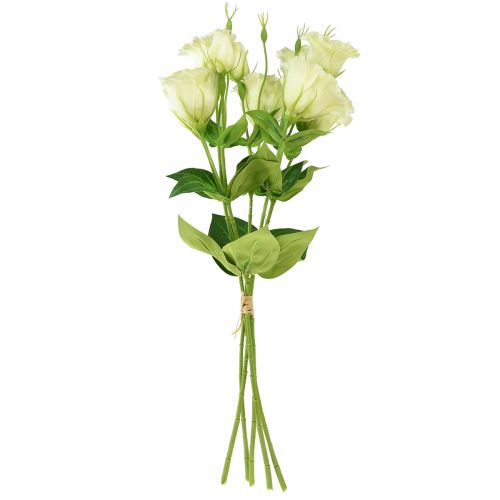 Artikel Kunstblumen Eustoma Lisianthus Gelb Grün 52cm 5 St