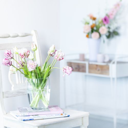 Artikel Kunstblumenstrauß 5 Papageientulpen Künstliche Tulpen 40cm