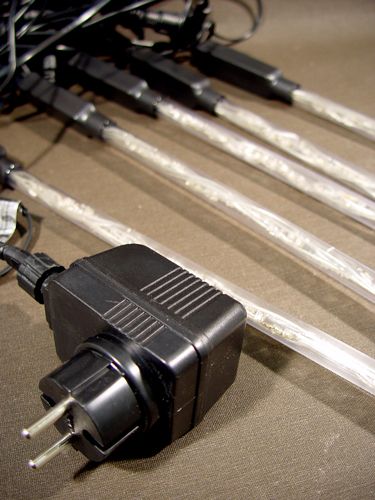 Floristik24 LED Schneeflockenlicht 5m weiß