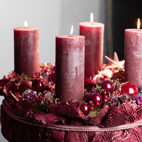 Artikel Leuchtend Rote Beerenzweige – Ideal für Festliche Dekorationen, 30 cm – Set aus 6 St