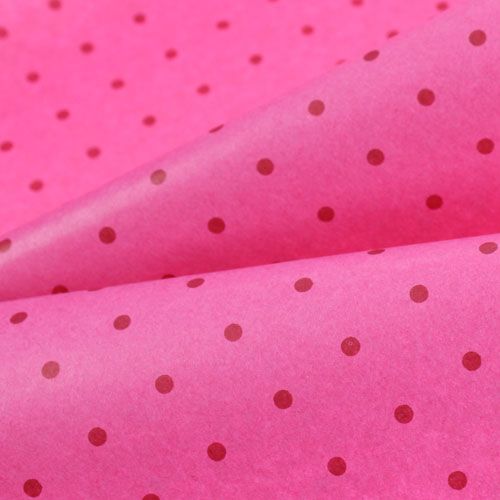 Artikel Manschettenpapier 37,5cm 100m Pünktchen Pink