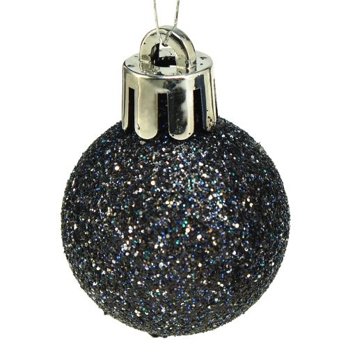 Artikel Mini Weihnachtskugeln Blau Bruchfest Mix Ø3cm 14 St