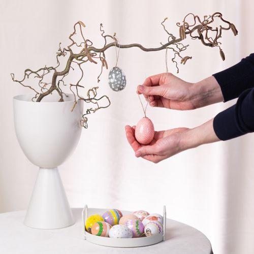 Artikel Ostereier Anhänger als Deko Ideen Charmante Osterdeko Accessoires 6cm 6St